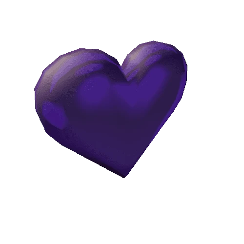 Heart Purple